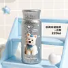 Taza de titanio puro, alto valor estético, taza aislada de bolsillo de pequeña capacidad para niñas, mini taza de agua portátil para mantener el frío, regalo
