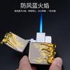 Encendedor de Cigarrillos de Llama Azul a Prueba de Viento Personalizado Nuevo de Alto Valor con Relieve Tridimensional Directo Inflable Regalo Venta al por Mayor