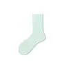 Calcetines Largos de Algodón para Mujer, Calcetines Holgados de Tubo Medio-Alto, Calcetines de Algodón Transpirables Versátiles de Color Sólido, Calcetines Antibacterianos de Tubo de Longitud Media Resistentes a los Olores