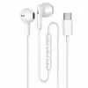 Auriculares digitales semi-in-ear tipo C transfronterizos con control por cable y micrófono, estéreo HiFi para teléfonos móviles y tabletas