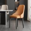 Silla de Comedor Minimalista Estilo Italiano con Diseño Moderno y Sencillo, Silla con Respaldo de Lujo Ligero para Apartamentos Pequeños, Uso Doméstico, Hotel y Taburete para Restaurante