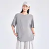 Camiseta de Maternidad Manga Corta Pijama Mujer Verano Nuevo Talla Grande Se Puede Usar Afuera Ropa de Casa Pupu Ropa de Maternidad Casual Holgado