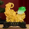 Enfeite de Ovelha Banhado a Ouro para o Ano da Ovelha, Ano Novo Chinês, China Life Insurance, Início Próspero, Reunião Anual, Presente para Evento de Loja 4S