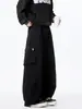 Pantalones Cargo Rectos para Hombre de Estilo Retro Americano de Montaña para Exteriores con Múltiples Bolsillos, Pantalones Casuales Versátiles de Pierna Ancha Sueltos de Moda para Verano