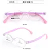 Marco de gafas para estudiantes de silicona Tr, marco pequeño, ultraligero, cómodo, para niños y adolescentes, se puede equipar con miopía, multicolor opcional, venta al por mayor