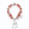Nuevo Pulsera de Cristal con Borla y Patrón de Nube Estilo Chino, Gradiente, Hecha a Mano con Cuentas para Mujer, Joyería de Estilo Fresco de Nicho, Popular en Zonas Turísticas