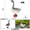 Granja Rancho Educación Temprana Infantil Aves Modelo Animal Simulación Animal Ganso Cisne Blanco Pollo Pato Conejo Set