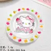 Accesorios de Resina para Manualidades de Dibujos Animados Joyería Plato de Flores Pegamento de Crema Pasador Funda de Teléfono Móvil Hebilla de Zapato Llavero Colgante Pequeño