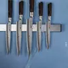 Estante magnético para cuchillos de acero inoxidable 304, estante magnético fuerte sin taladro, estante de almacenamiento para cocina, colgador de cuchillos multifuncional