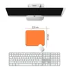 Tapete de mesa grande para mouse tapete de mesa couro dupla face ajuste borracha tapete para teclado de escritório espessado cor sólida tapete para mesa de escrita