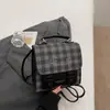 Bolsas, Bolsas Transversais, Bolsas Femininas, Mochilas Xadrez de Luxo, Bolsas de Mão Simples Casuais da Moda, Bolsas Quadradas Pequenas, Bolsas de Ombro