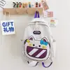 Nuevas mochilas infantiles de kínder para primer, segundo y tercer grado, mochilas escolares ligeras para niños y niñas, adecuadas para excursiones