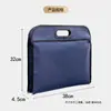 Venta al por mayor del fabricante Bolsa de Documentos Portátil Bolsa de Tela Oxford B4 Portátil Doble Cremallera Bolsa de Documentos Estéreo Bolsa de Conferencia Maletín