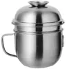 Taza de acero inoxidable 304 para comida rápida con compartimento caja de comida rápida dormitorio de estudiante taza para fideos instantáneos tazón para fideos instantáneos filtro taza con filtro de aceite