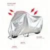 La Cubierta para Motocicleta Más Vendida de Amazon, Protección Solar, Impermeable, a Prueba de Polvo, Tela Engrosada 210D con Recubrimiento Plateado, Cubierta para Vehículo Eléctrico