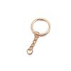 Llavero Llavero Llavero con Cadena Colgante de Goteo Anillo Plano de 28 mm Doble Anillo Accesorios Decorativos para Muñeca
