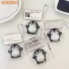 Novo Pingente de Brinquedo de Apertar Pinguim Pequeno Charme para Mochila de Meninas Chaveiro Mini Aperto Brinquedo de Descompressão de Rebote Lento