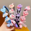 Diadema de Dibujos Animados para Niños Kuromi Peine Acabador de Cabello Roto Lazo No Lastima el Cabello Diadema Presionadora para el Cabello de Niña Pequeña Accesorios para el Cabello
