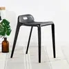Silla de Comedor Moderna Creativa Silla de Plástico Simple Silla de Recepción Taburete Doméstico Silla de Descanso de Restaurante