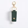 Estuche de Cuero Portátil Tipo T sin Desinfectante de Manos Llavero Colgante de Cintura Set de Almacenamiento de Desinfectante Botella Desinfectante de Manos Estuche Protector de Cuero
