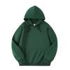 Sudadera con capucha gruesa y suave color azul Klein 600g, forro polar, para hombre, Otoño/Invierno, holgada, cachemir de zorro plateado