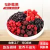 Frutas del Bosque Mixtas Frescas Congeladas Gelatina Diaria de Frutos Rojos Fresas Arándanos Frambuesas Moras Moras Negras Snack Ligero Bajo en Calorías Fruta Congelada Rápida