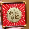 Ornamento em Forma de Moeda de Ouro Puro 999 para Paz e Felicidade, Riqueza e Prosperidade, Exquisiteiro para Mesa de Escritório e Decoração de Casa, Estilo de Moda de Luxo Niche