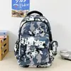 Mochila de moda estilo callejero con estampado de letras inglesas estilo americano para estudiantes de secundaria, bolsa escolar para hombre, mochila para viajes cortos