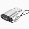 Adaptador OTG USB3.0 hembra a TYPE-C admite carga rápida de teléfono móvil, transmisión de datos con anillo colgante para evitar pérdidas