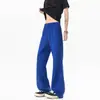 Nueva colección otoño/invierno: Pantalones casuales para hombre con estampado de piel de serpiente estilo retro americano, con pierna ligeramente acampanada y diseño de pierna recta, adecuados para deportes y uso diario.
