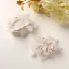 Hilo de Seda de Temperamento Suave Cuentas de Cristal Hilo Ligero Racimo de Flores Flor para Zapato Broche Pin Lateral Adorno para el Cabello Ropa Accesorios de Flores DIY