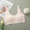 Ropa interior sin marcas para niñas Chal de desarrollo para niñas Estudiantes de secundaria y preparatoria Sujetador de compresión para el pecho para niñas adolescentes