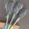 Escova de Limpeza de Panelas de Cabo Longo Transfronteiriça, Esponja de Limpeza de Panelas Não Danificante, Escova para Panelas Antiaderentes de Cozinha, Escova de Limpeza para Remoção de Manchas, Escova de Lavar Louça