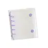 M5 Fresco Botón Doble Transparente PVC Suave Cubierta Clip Colorido Cuaderno de Hojas Sueltas Guka Álbum de Fotos Instantáneas Almacenamiento de Fotos