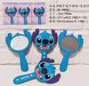 Nuevo Espejo de Mano de Dibujos Animados Sanrio Stitch de PVC Espejo Pequeño de Plástico Blando Espejo Portátil Regalo Regalo