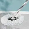 Mango Universal para Mopa con Cabezal Giratorio, Modelo Nuevo para Uso en Casa, Mopa sin Cubeta, Limpieza en un Solo Paso, Doble Uso para Seco y Húmedo, Mopa con Cabezal Redondo, Mango Único