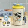 Nueva taza térmica de acero inoxidable 316L, diseño inspirado en la dopamina, perfecta para niños, creativa y portátil, ideal para estudiantes, taza de café moderna