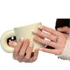[Foto Real Original] Aurora Flor Primavera e Verão Hot Hand-worn Nail Pieces Light Luxury Pure Hand-made Unha de alta qualidade de controle