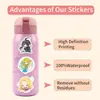 105 novos adesivos de grafite de raposa demônio pequena casamenteira decorativos para geladeira skate copo adesivos de personalidade DIY fabricantes