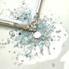 Piedra Ojo de Gato Azul Usar Armadura Grava Tormenta Fragmento Irregular Joyería para Uñas Grava Joyería para Uñas DIY