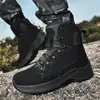 Transfronterizo Tallas Grandes 2026 Botas de Hombre para Entrenamiento al Aire Libre en la Naturaleza y Campo de Batalla Caña Media-Alta Botas del Desierto Zapatos Nuevos para Hombre para Senderismo y Trekking