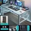 Escritorio de computadora, escritorio para juegos en casa, escritorio plegable simple para dormitorio, escritorio de trabajo, escritorio de estudio para estudiantes, escritorio de oficina