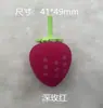Xuanzi Novo Produto Caixa com 4 Compartimentos em Formato de Fruta para Esponjas de Maquiagem, Uso Duplo para Aplicação Seca e Úmida, Esponja de Pera e Abacate