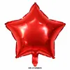 Balão de filme de alumínio balão de casamento balão de festa de aniversário balão de 18 polegadas folha de alumínio estrela de cinco pontas arranjo balão de cena atacado