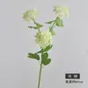 Hortênsia simulada única 3 garfos Bola de Neve de Jasmim sala de estar decoração de casamento buquê flor artificial 3 cabeças hortênsia flor artificial