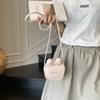Bolso Pequeño Cuadrado de Hombro, Nicho, Dulce, Estilo Coreano, Lazo, Bolso Silla de Montar de Moda, Bolso Cruzado Simple para el Trabajo