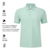 Camiseta de Verano con Estampado de Logo, Polo de Negocios de Amoníaco Líquido de Alta Gama para Hombre, Tacto Premium, Ropa de Trabajo con Cuello, Manga Corta Hecho a Medida