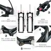 Garfo Dianteiro Hidráulico para Bicicleta de Montanha Magicbros 26 polegadas 27.5 29 polegadas Liga de Alumínio Amortecedor Garfo de Mola a Óleo com Controle de Ombro por Cabo