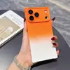 Capa para Celular Iphone17 Borda Reta Sensação de Pele Gradiente Carregamento Magnético Fosco Apple 16 Anti-Queda nas Quatro Pontas Capa Macia