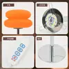 Lámpara de mesa de cristal de lujo ligero italiano para mesita de noche de dormitorio Lámpara de mesa decorativa de diseño simple para dormitorio principal Toque de alta gama Hierro